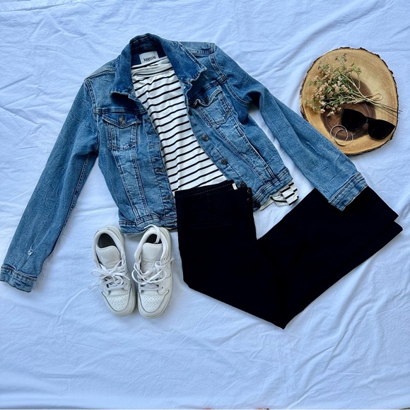 Kensie Jackets & Blazers - Kensie Jeans Vintage Luxe Distressed Jean Jacket